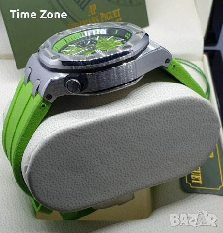 Audemars Piguet Royal Oak Offshore Diver Chronograph 42mm Steel Green Dial Различни Цветове, снимка 5 - Мъжки - 54045129