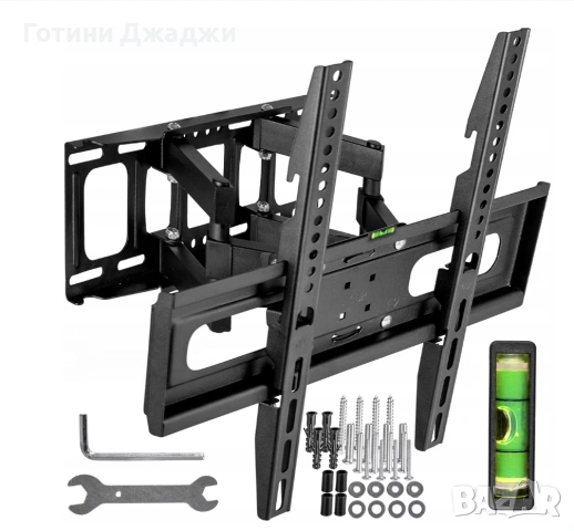 Стенна стойка за телевизор, въртяща се, 32-70 инча, макс. 50 кг, Vesa 100x100 - 400x400