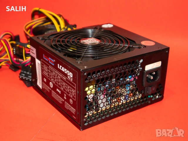 LC POWER LC6550 V2.2 550W Компютърно захранване ATX PC PSU, снимка 4 - Захранвания и кутии - 55242431