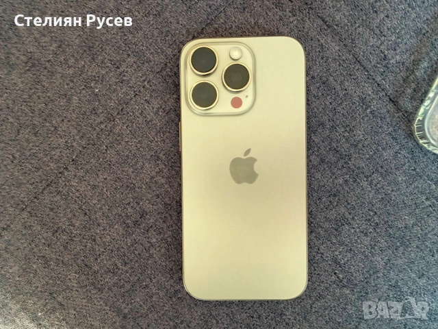 050611 Iphone 16 pro 128gb natural titanium 600 евро / 1173.50лева - 128гб памет , батерия на 96% , , снимка 2 - Apple iPhone - 54791190