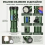 Мощен мини прожектор YEMAO 3000 лумена 7 LED Диода UV ултравиолетова RGB странична светлина, снимка 7