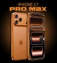 НОВ!!! Apple iPhone 17 Pro Max, 256GB, 5G, Cosmic Orange + подарък оригинален адаптер , снимка 1