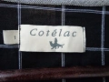Черна карирана лятна рокля Cotelac от памук и лен, размер S, снимка 7