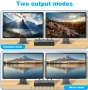 8K 60Hz KVM превключвател за 2 монитора и 3 компютъра Displayport и HDMI 4K 144Hz,KCEVE KVM302DH, снимка 13