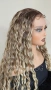 Руса перука afro curls lace front 86см 13х4, снимка 2