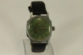 1970's ЗИМ Зелен Циферблат Стар Руски Ръчен Часовник, снимка 2