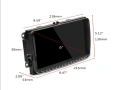 VW 4/64GB 9” 2-DIN мултимедия с Android 14 за VW*SEAT*Skoda CarPlay, Android Auto, RDS , снимка 2