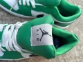 Nike Air Jordan 1 Low в цвят "Pine Green" (зелено/бяло/черно)., снимка 4