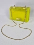 Нова дамска чанта Steve Madden Yellow Jelly с несесер, снимка 2