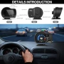 OBD2 + GPS дигитален HUD скоростомер за кола, снимка 7