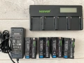 Комплект от 4 резервни батерии Sony NP-F750 + зарядно, марка NEEWER, чисто нови, снимка 1