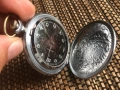 стар джобен часовник "МОЛНИЯ" с капак - СССР, снимка 1