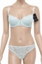 Комплект дамско бельо Hunkemöller – сутиен 75C и бикини S, светло синя дантела, снимка 1