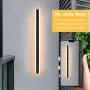 Външна LED линейна лампа/аплик с регулируема цветова температура (IP65) 60 см, снимка 2