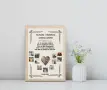 ❤️ Постер + рамка със снимки | Персонализиран подарък за двойка., снимка 2