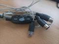USB MIDI кабел за клавир, пиано и синтезатор, снимка 1