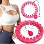 Смарт 3D Hula Hoop с тежест и масажни възли – Регулируем фитнес обръч за стягане на талията и корема, снимка 3
