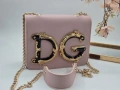 Dolce & Gabbana Нова Розова Кожена Дамска Чанта , снимка 1