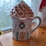 Керамична чаша-къщичка, снимка 1