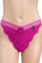 Дамско дантелено долнище Hunkemöller, размер L, цвят циклама, снимка 1