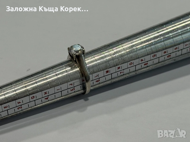 Сребърен пръстен 2,14гр, снимка 3 - Пръстени - 54731258