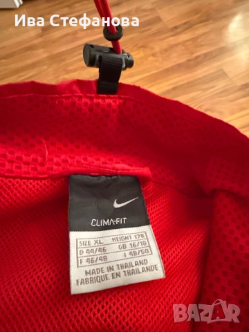 Спортно червено шушляк горнище ветровка Nike￼ 🖤✨ nike Найк , снимка 13 - Спортни екипи - 54567581