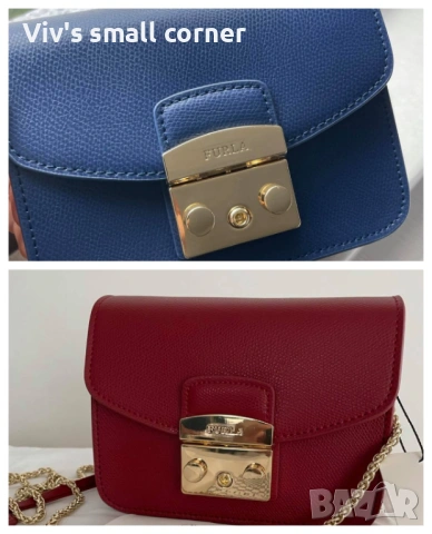 Furla Metropolis mini Естествена кожа нови 8 цвята, снимка 2 - Чанти - 54387406