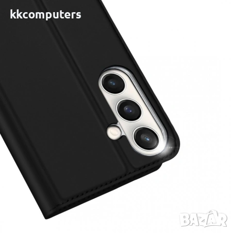 DUX DUCIS Samsung Galaxy S26 FE Калъф - Кожен, Стойка, Картодържател, 3 цвята, снимка 5 - Резервни части за телефони - 55045121
