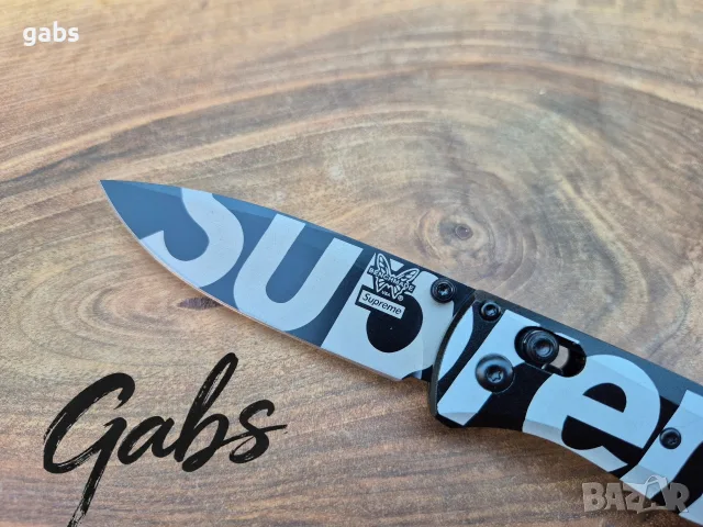 Сгъваем нож SUPREME Benchmade /Bugout Knife 535BK-2203, снимка 9 - Ножове - 55565385