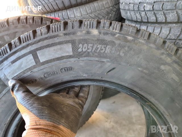 4бр.зимни гуми MICHELIN 205 75 16C DOT18 цена за брой, снимка 6 - Гуми и джанти - 54057440