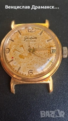 Glashütte 17j-позлатен, снимка 2 - Антикварни и старинни предмети - 55249666