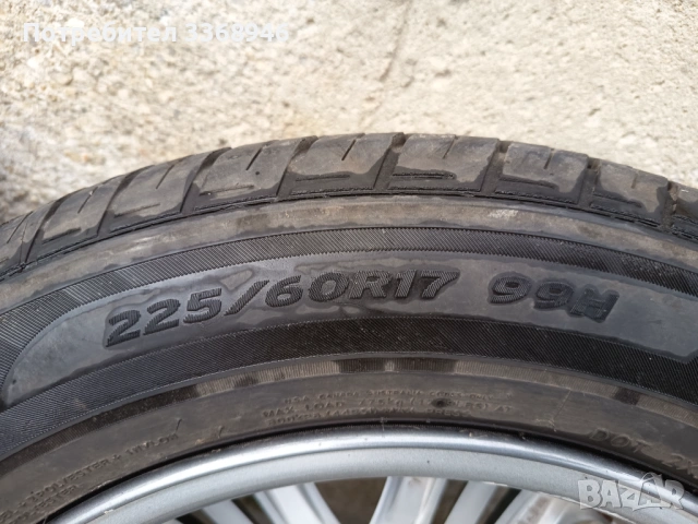 Джанти Hyundai ix35 Tucson 17" 5x114,3 Kia Хюндай Киа 5х114.3 с гуми 225/60/17, снимка 11 - Гуми и джанти - 54638715