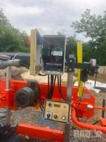 Полуавтоматична хоризонтална лентова дъскорезница (гатер) RS31E 7.5 kW 400V, снимка 7 - Циркуляри - 55174748