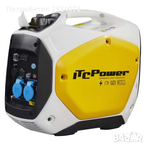Инверторен генератор ITC Power GG22i – 2000 W / 2200 W, почти нов, в гаранция