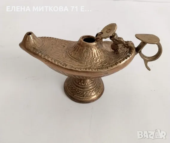 Уникален лот от плътен месинг с богата гравюра, снимка 9 - Антикварни и старинни предмети - 55451021