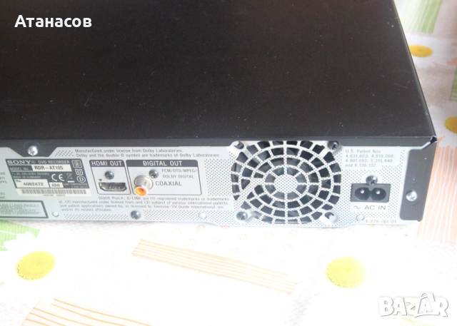 Sony RDR-AT105 – DVD & Harddisk recorder (160GB) , снимка 6 - Плейъри, домашно кино, прожектори - 54921012