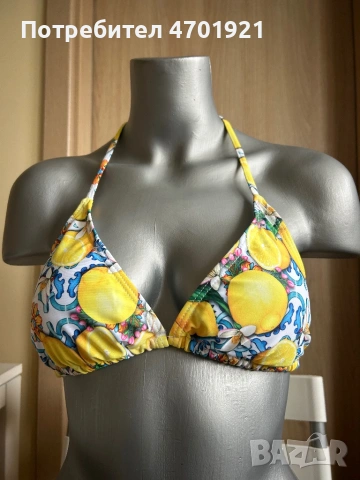 Дамски бански на лимони от две части , снимка 8 - Бански костюми - 53042054