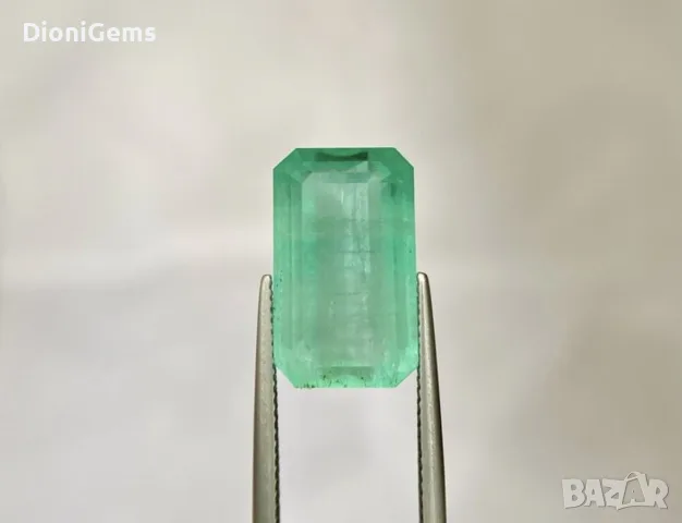Натурален Смарагд (Изумруд) 16.59 ct – Със сертификат от Bellerophon Gemlab (Париж)