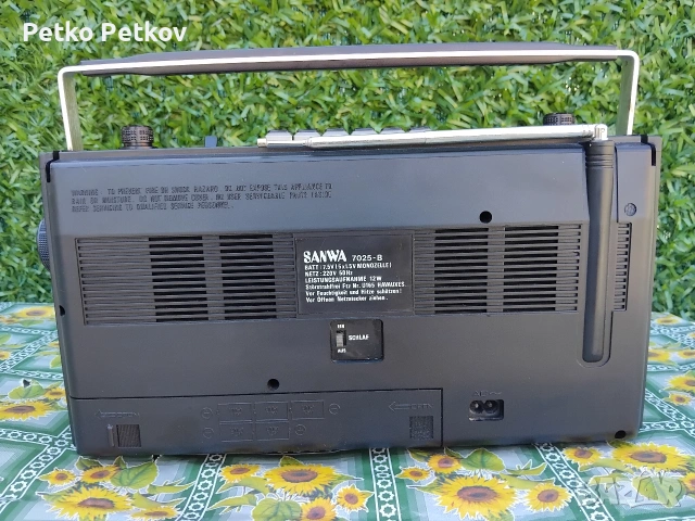 Продавам Ретро Касетофон ( SANWA 7025 -B JAPAN 1979) , снимка 3 - Радиокасетофони, транзистори - 54571771