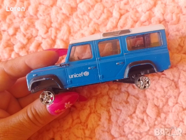 *Unicef*Количка метална джипка , снимка 2 - Коли, камиони, мотори, писти - 42925939