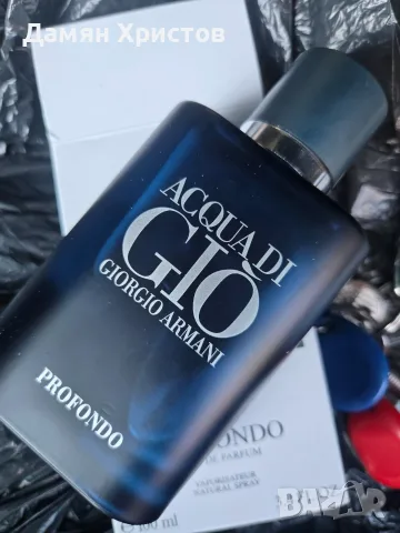 Парфюм Giorgio Armani Acqua di Giò Profondo - 100 мл., снимка 2 - Мъжки парфюми - 55657425