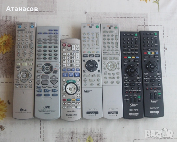 Дистанционно за записващо DVD - Sony, Panasonic, LG, JVC, Sharp