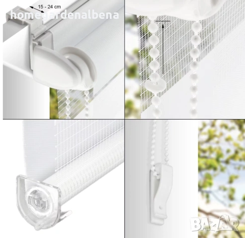 Двойни Ролетни Щори ECD | "Ден и Нощ" | Монтаж без Пробиване, снимка 7 - Щори - 54211742