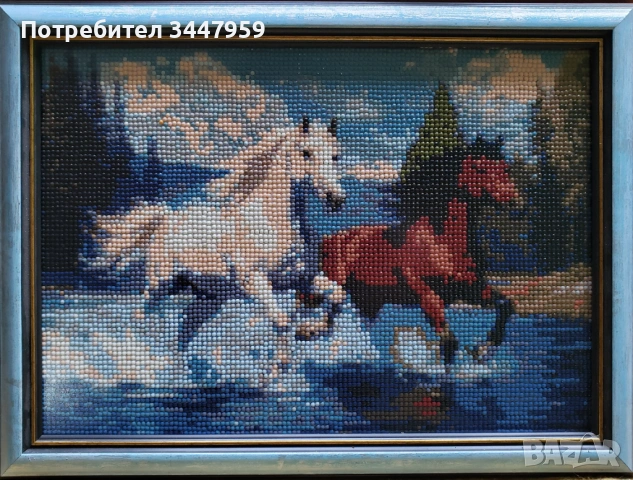Диамантен гоблен в рамка