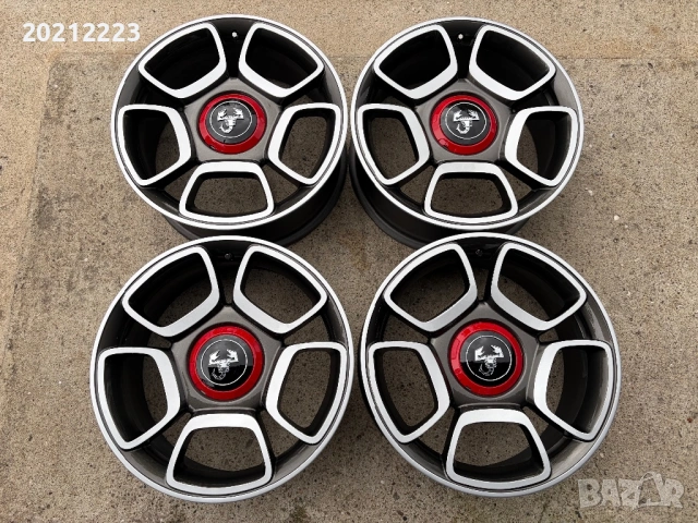 4 броя алуминиеви джанти за Fiat 500 Abarth 17, снимка 3 - Гуми и джанти - 54886477