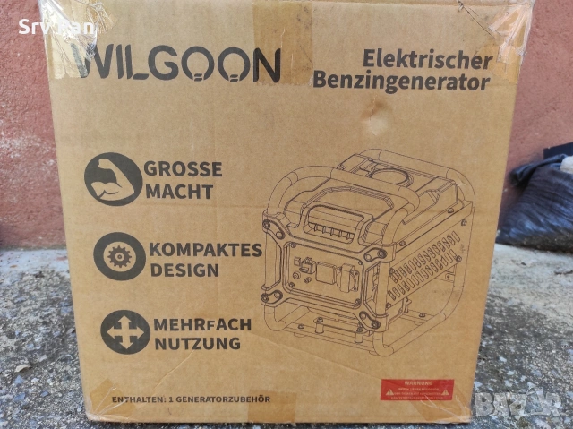 1KW Wilgoon Инверторен Портативен Генератор 4-тактов 14 кг. , снимка 8 - Генератори - 54683524