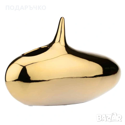 Декоративна ваза Gold Low Oroliquido
