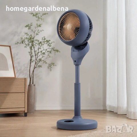 Смарт вентилатор с водна мъгла, 360° циркулация на въздуха и LED дисплей – 35W ❄️🌬️, снимка 3 - Вентилатори - 54627679