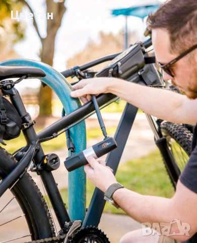Ключалка/катинар за велосипед Via Velo + Стоманено въже, снимка 6 - Велосипеди - 54337278