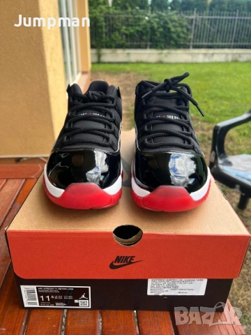 Мьжки кецове Jordan 11 low Bred, снимка 4 - Кецове - 54894763